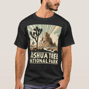 Joshua Tree National Park Vintage Hiking Camping T-Shirt