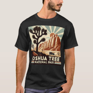 Joshua Tree National Park Vintage Hiking Camping T-Shirt