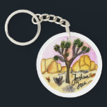 Joshua Tree National Park Watercolor Key Ring<br><div class="desc">Check out this awesome watercolor illustration of Joshua Tree National Park and get ready for hiking,  camping and climbing! Check out my shop for more designs too!</div>