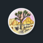 Joshua Tree National Park Watercolor Magnet<br><div class="desc">Check out this awesome watercolor illustration of Joshua Tree National Park and get ready for hiking,  camping and climbing! Check out my shop for more designs too!</div>