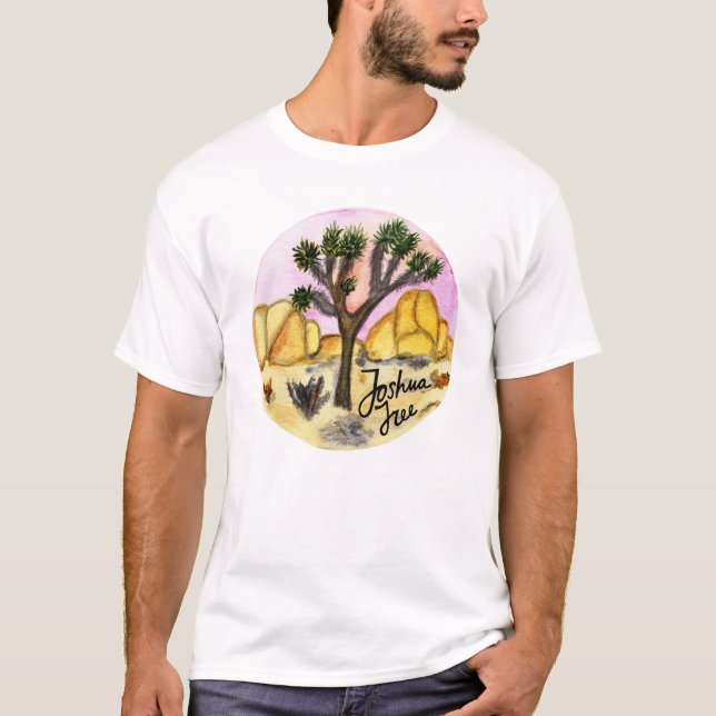 Joshua Tree National Park Watercolor T-Shirt (Front)