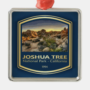 Joshua Tree NP (PF1) Metal Ornament