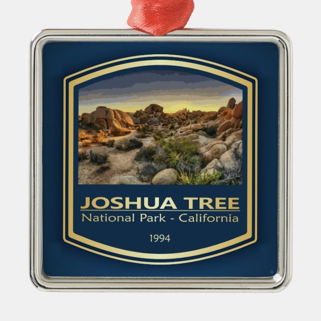 Joshua Tree NP (PF1) Metal Ornament (Front)