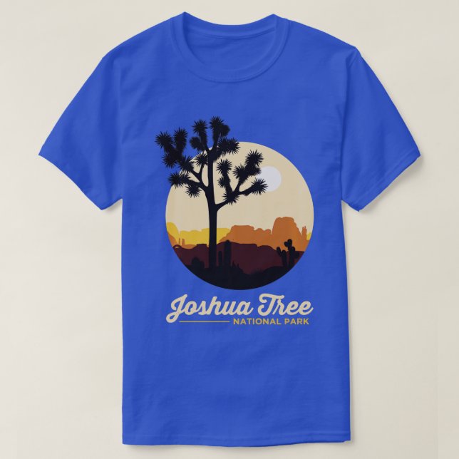 Joshua Tree  Retro California Joshua Tree National T-Shirt (Design Front)