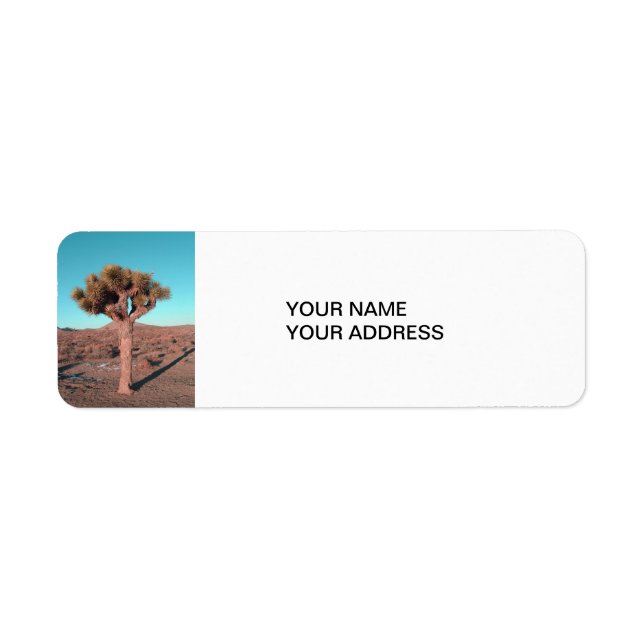 Joshua Tree Return Address Label (Front)