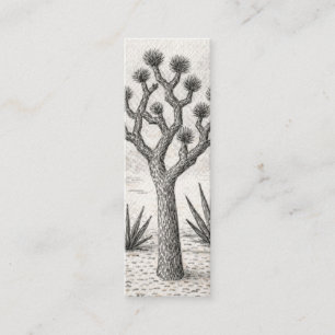 joshua tree sketch desert sketch art calling card
