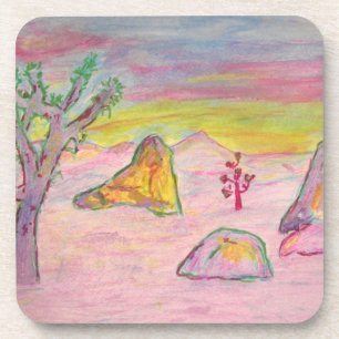 Joshua Tree Sunset Coaster