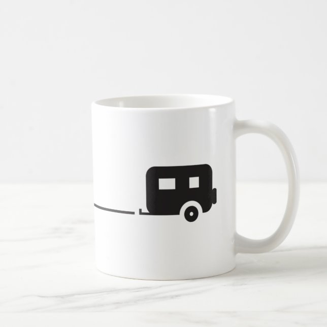 Joshua Tree Trailer Camping Coffee Mug (Right)