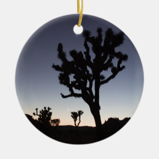 Joshua Tree Twilight Ceramic Ornament