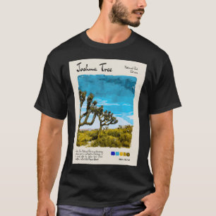 Joshua Tree Vintage Watercolour Travel T-Shirt