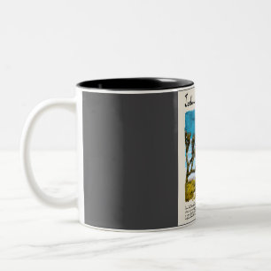 Joshua Tree Vintage Watercolour Travel Two-Tone Coffee Mug