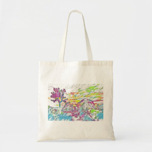 Joshua Tree watercolor tote Bag