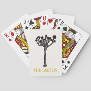 Joshua Tree Wedding Favours  Playing Cards