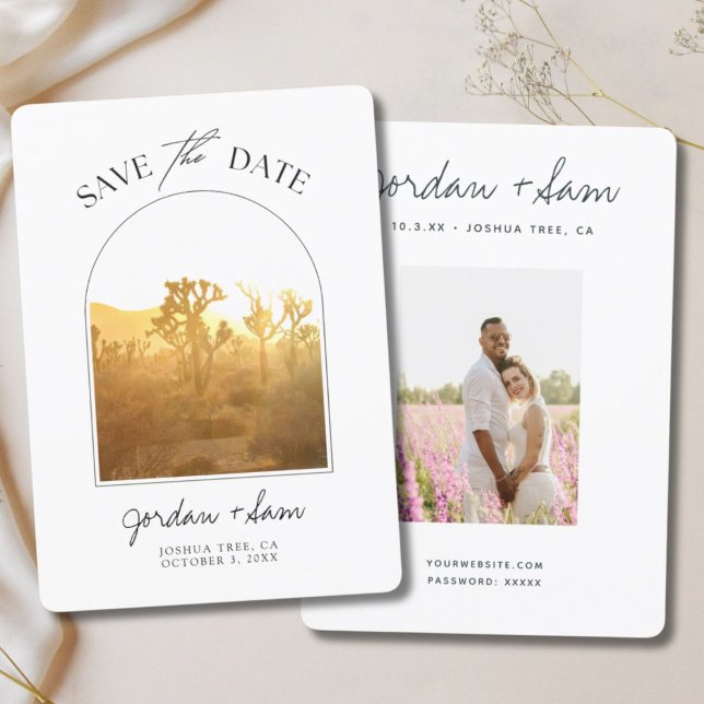 Joshua Tree Wedding National Park Save the Date Invitation (Joshua Tree Wedding National Park Save the Date Invitation)