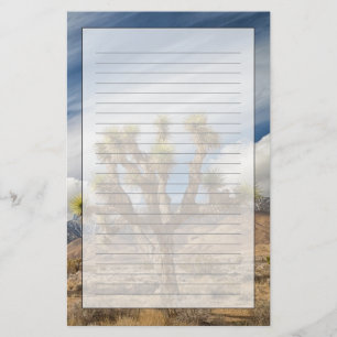 Joshua Trees in Desert Stationery