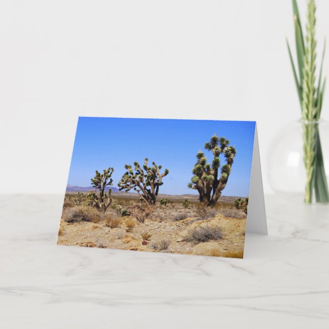 Joshua Trees, Mojave Desert, Greeting Card (Front)