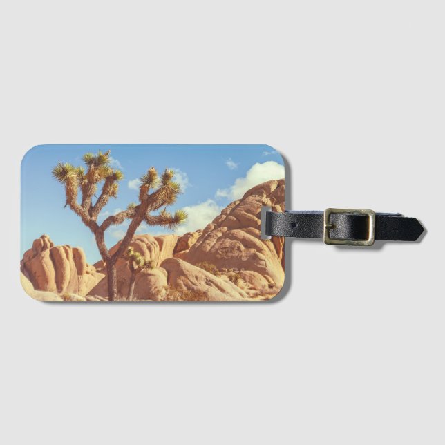 Joshua Trees National Park Landscape Scenery Luggage Tag (Front Horizontal)