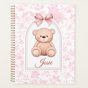 Josie Custom Pink Teddy Bear Nursery Design Planner