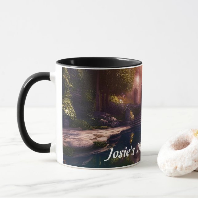 Josie's Morning Brew Personalised Customisable Mug (With Donut)