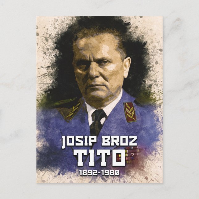Josip Broz Tito 1892 - 1980 President of SFRJ Postcard (Front)