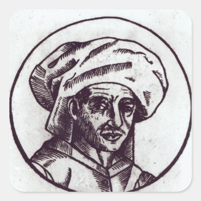Josquin des Pres Square Sticker (Front)