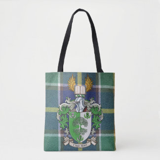 Joss/Joyce Family Association Coat of Arms Tote Bag