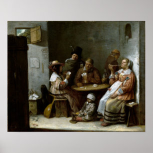 Josse van Craesbeeck Card Players Poster