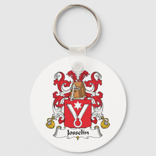Josselin Family Crest Key Ring