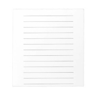Jotting down lists notepad