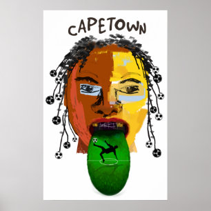 Jou Ma Se Football Soccer Poster - by Marcia