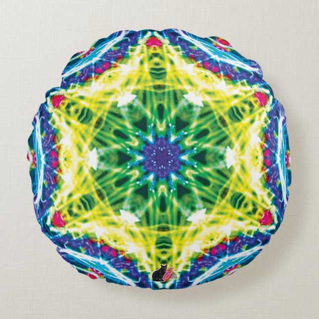 Joules Kaleidoscope  Round Cushion (Front)