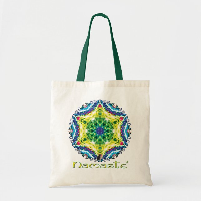 Joules Namaste Kaleidoscope Tote Bag (Front)