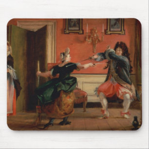 Jourdain Fences his Maid Mouse Pad