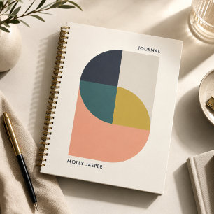 Journal   Custom Abstract Spiral Notebook Gift