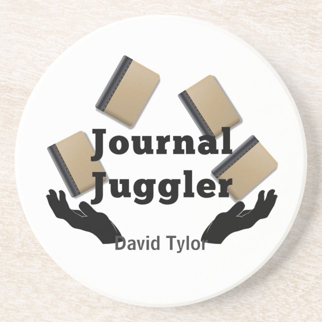 Journal Juggler Coaster (Front)