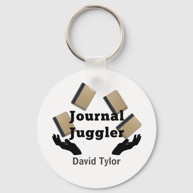 Journal Juggler Key Ring (Front)
