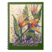 Journal/Notebook– Birds of Paradise "Musings"