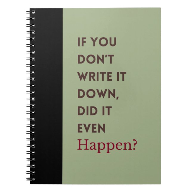 Journal Notebook Funny Motivational Journal Daily  (Front)