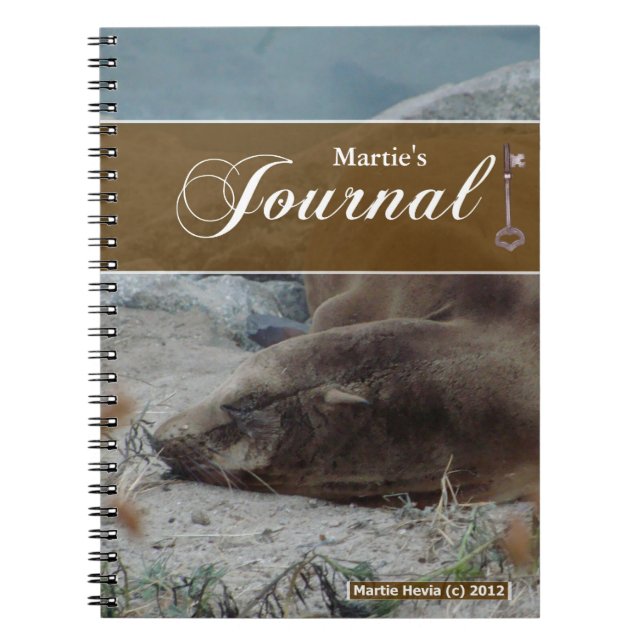 Journal Notebook - Sea Lion (Front)