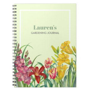 Journal Warm Colour Floral Spring Blooms