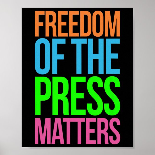 Journalism Problems Not The Enemy Anti Trump Resis Poster (Front)