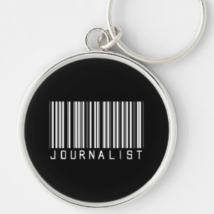 Journalist Bar Code Key Ring