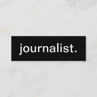 Journalist Business Card