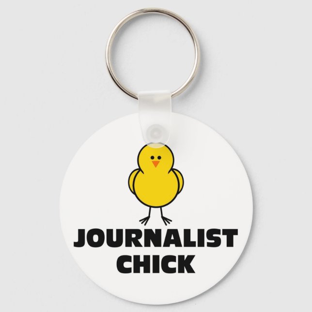 Journalist Chick Key Ring (Front)