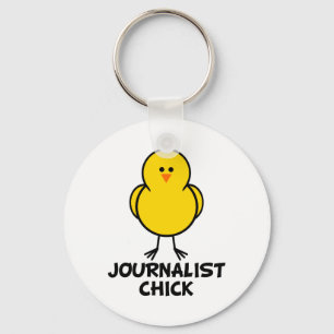 Journalist Chick Key Ring