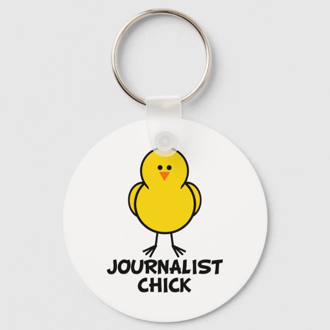 Journalist Chick Key Ring (Front)