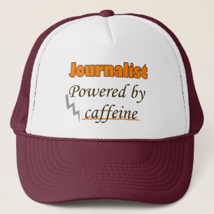 Journalist Powered by caffeine Trucker Hat