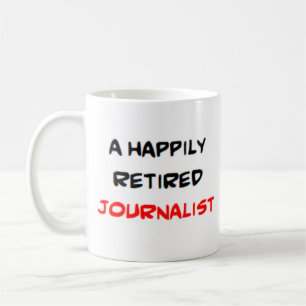 journalist retired coffee mug