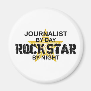 Journalist Rock Star by Night Magnet