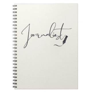 Journalist Script Notebook – Minimalist Writer Pen